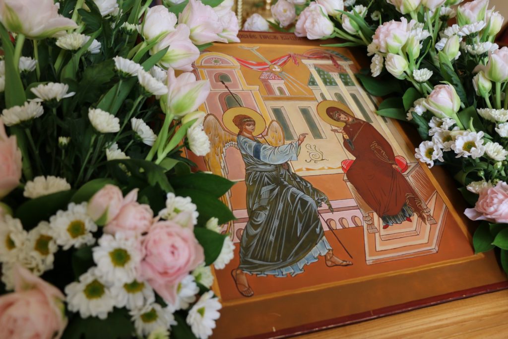 7 апреля в Колычевском Казанском монастыре молитвенно почтили память дня Благовещения Пресвятой Богородицы